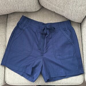 Talbots Navy Utility Pull On Shorts Size Medium